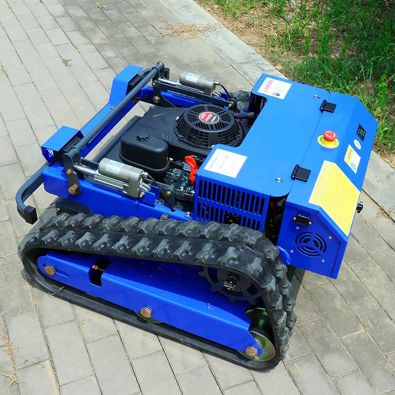 Lawn Mowing Rc Lawn Mower Powerful Gasoline 4-Stroke Cordless Industrial & DIY All-Terrain Remote Control Lawn Mower