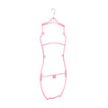 Wholesale Pink 38*78cm Plastic Multifunction Clothing Organizer for Girls Swimwear Hanger Body Shape Bikini Display Living Room