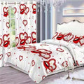 Wholesale Cheap Price 3D Digital Printed Polyester Folded Reversible Anti-Dust Mite 400TC Customizable Bedroom Bedding Set