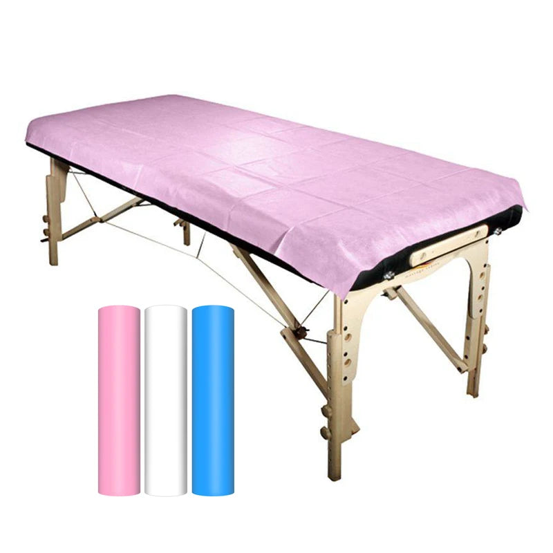 Non Woven Disposable Bed Sheet Rolls Hotel Spa Beauty Salon Medical Waterproof Disposable Bed Sheet