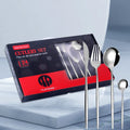 Best Cutipol Gold Silverware Stainless Steel Cutlery Set 24pcs Flatware Sets