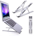 Factory Price Laptop Stand Riser 6-Angle Adjustable Aluminum Alloy Notebook Desk Holder Tablet Elevator Mount for Computer