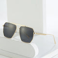 Best Selling Products 2023 Latest Fashion Double Beam Metal Frame Sunglasses Unisex Stylish Polarized Sunglasses
