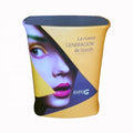 Tension Fabric Aluminum Frame Square Display Exhibition Counter Booth Trade Show Stand