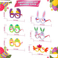 2025 NEW Felt Easter Glasses for Kids  Hatching Eggs Foam Easter Bunny Eyeglasses  Easter Bunny Glasses for Kids