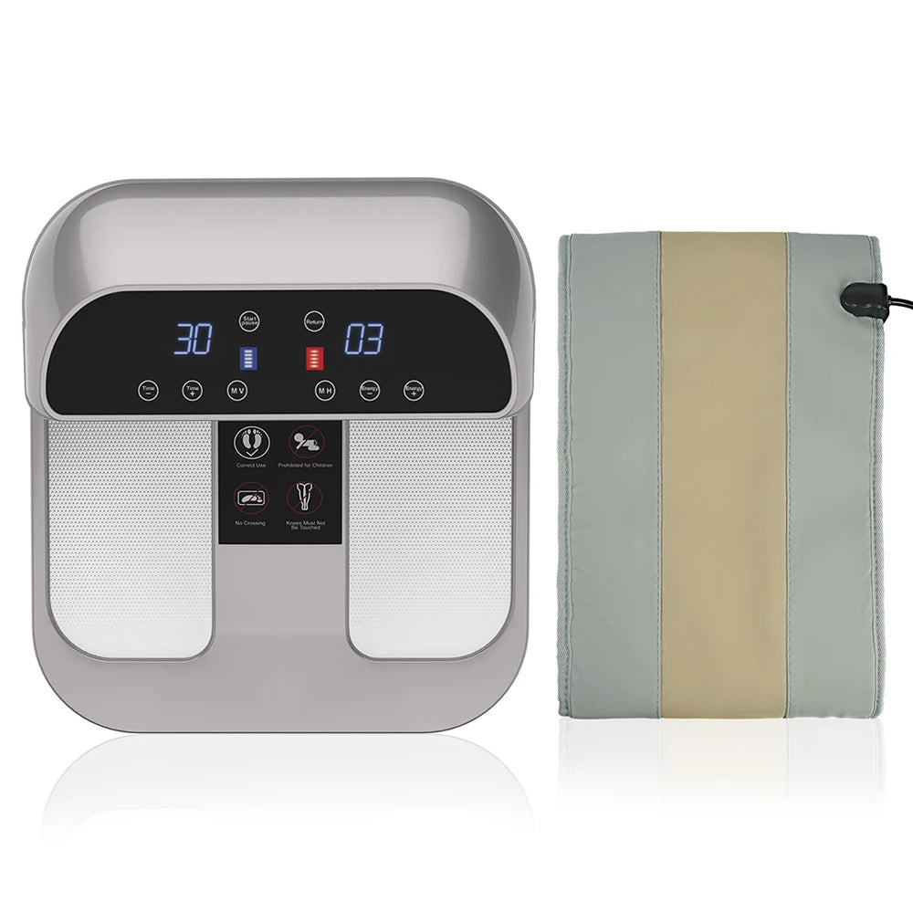Suyzeko Terahertz Foot Massager Adjustable Timer Stimulates Nerve Endings Improves Sleep Promotes Blood Rehabilitation Therapy