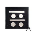 Classy 4pcs Tie Clip Pin and Cufflinks Set for Wedding Engagement Party Anniversary-Perfect Gift