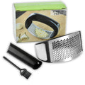 Hot Sell Kitchen Gadget Rocker Garlic Crusher Squeezer 304/430 Stainless Steel 3 in 1 Arc Shape Kitchen Accessories