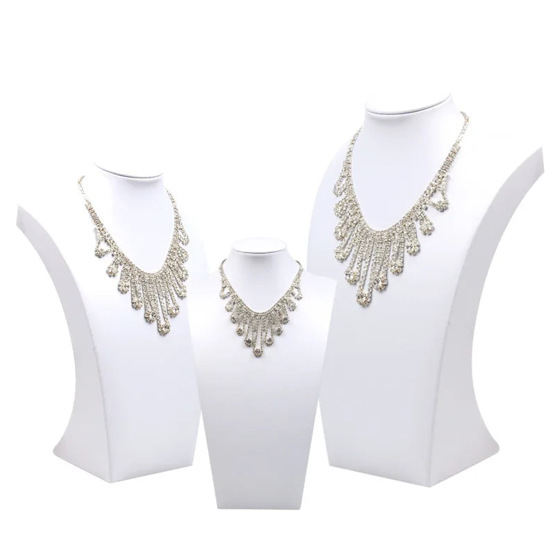 Many Sizes Jewelry Bust Mannequin Figurine Necklace Displays Stand