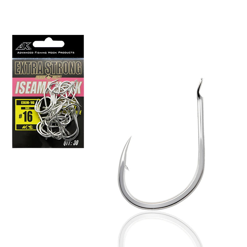 JK'S EXIH #10-#19 ISEAMA EXTRA STRONG HOOK SEA FISHING HIGH CARBON STEEL HOOK