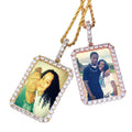 Memory Medallions Pendant Custom Family Photo Necklace Engraved Picture Fast Delivery