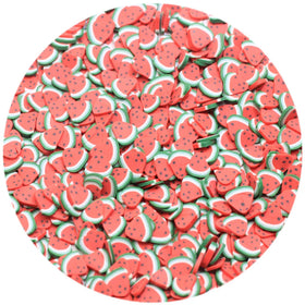Cute Miniature 500g/bag Kawaii Soft Polymer Clay Watermelon Beads Soft Stickers for Slime Making DIY Toys