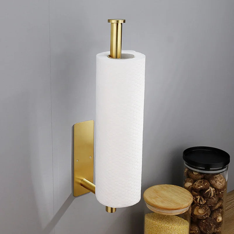 Bathroom Accessories Luxury Wall Hung Mounted Chrome Bath Set Paper Towel Holder
