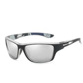 Hot Sale Classic Sports Eyewear for Men Blue Red Polarized for Outdoor Sports Driving Fishing Printed Pattern Legs Sun Glasses