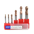 Professional Factory Milling Cutter Tungsten Steel Tool Hrc55 Ball Nose Commission