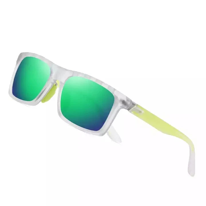 High Quality Men's Casual Shades Women TR90 Sports Square Sun Glasses New Polarized Sunglasses