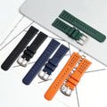 High Quality FKM Rubber Watch Strap Two Piece of Quick Release Sport Waterproof Watch Bracelet 20mm 22mm Wholesale Low MOQ