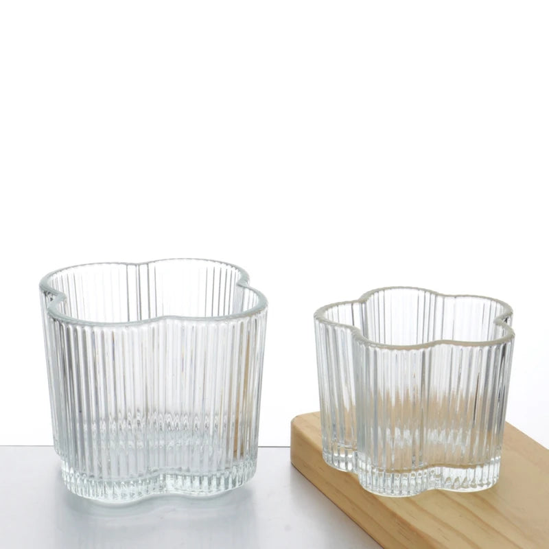 Transparent Simple Glass Aromatherapy Glass Bottle Candle Cup Diy Candlestick Candle Ornaments Aromatherapy