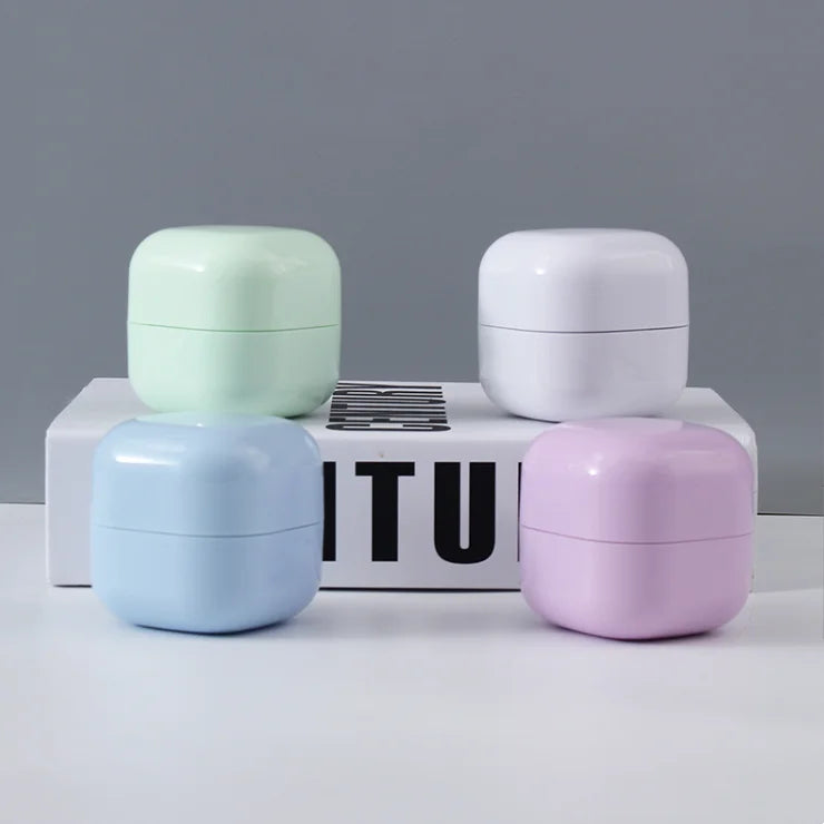 Customize Colorful Cosmetic Packaging 20g 30g 50g Empty Bright Skincare Packaging Eye Facial Plastic Cream Jars