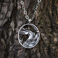 Horse Necklace Horse Jewelry Equestrian Pewter Horse on Chain Christmas Gift