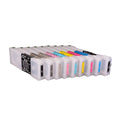 Ocbestjet T5961-T5968 7890 Empty Ink Cartridge Refillable Auto Reset for Epson Stylus PRO 7908 9908 7890 9890 Compatible BK MSDS
