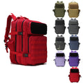 2025 Lightweight Camo Tactical Backpack Internal Frame Waterproof 45L Capacity-Polyester Lining Zipper for Travel Mountaineering