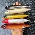 126mm 26g Big Floating Pencil Fishing Lures Top Water Artificial Bait Pesca Wobbler for Carp Walking the Dog Swimbait Equipment MegaBDM