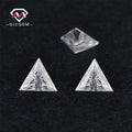 SICGEM D Color VVS1 Clarity Triangle Cut Loose Moissanite for Ring Jewelry Setting