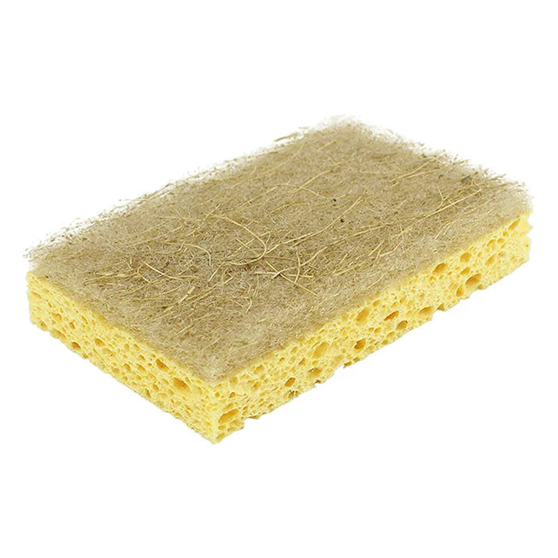 100% Natural Sponge  Biodegradable Plant Greener Clean Coconut Scrub Sponge Strong Cleaning Power for  Dishes Kitchen