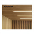 Modern Design Indoor Decorative Aluminum U-Shape Ceiling Panel Suspended Metal Profile Waterproof Fireproof Soundproof Square