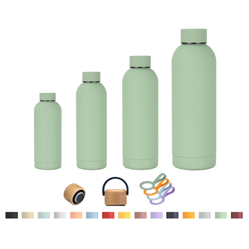 Beauchy Water Bottle BPA Free  Eco-friendly Custom Gym Sport Insulated Stainless Steel Camping Water Bottle with Custom logo
