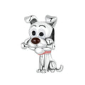 925 Sterling Silver Dog Bracelet Charms Little Cute Dog Pendant Jewelry Making Fine Charms Genuine for Genuine Dog Charms