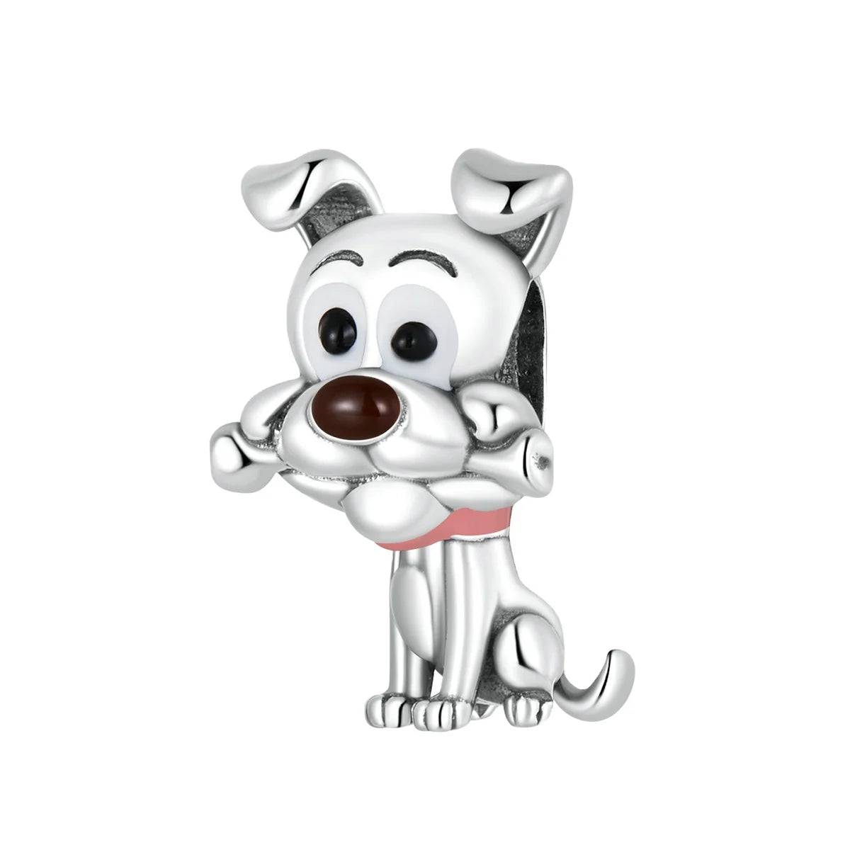 925 Sterling Silver Dog Bracelet Charms Little Cute Dog Pendant Jewelry Making Fine Charms Genuine for Genuine Dog Charms
