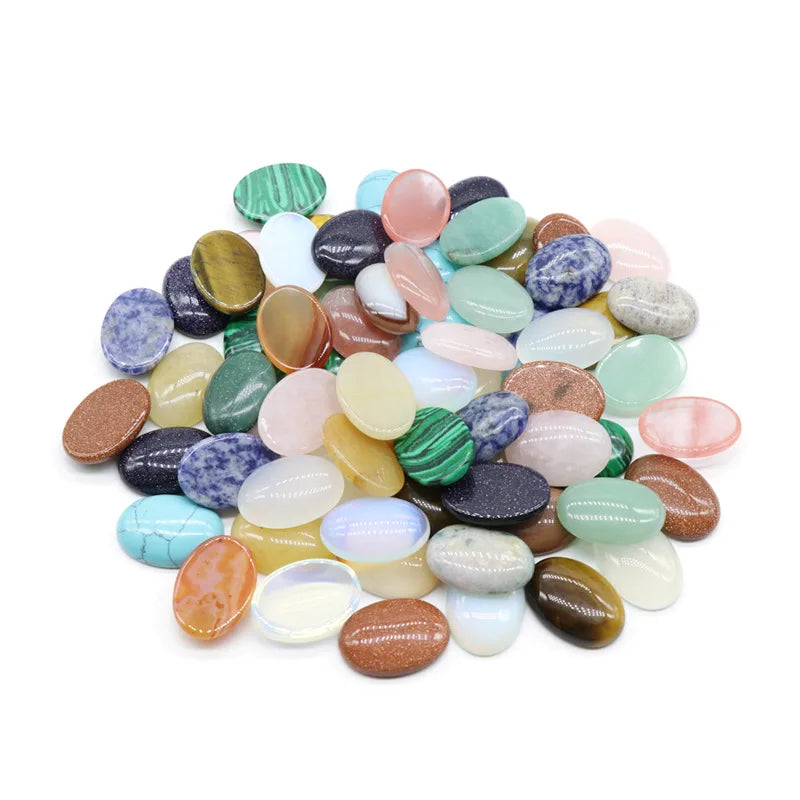 DIY Wholesale Natural Turquoise 18*25mm Eggs Shape Cabochon Top Quality Loose Gemstone