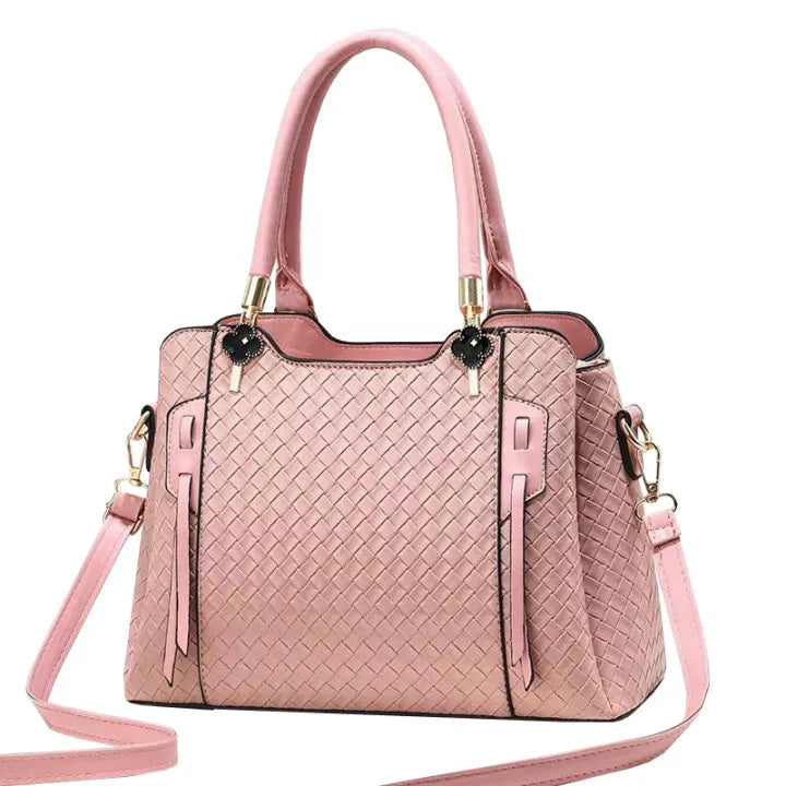 2022 New Fashion Casual Tote Handbags Set for Women Nice Lady Wallet and Relax Zipper Closure with Polyester Lining