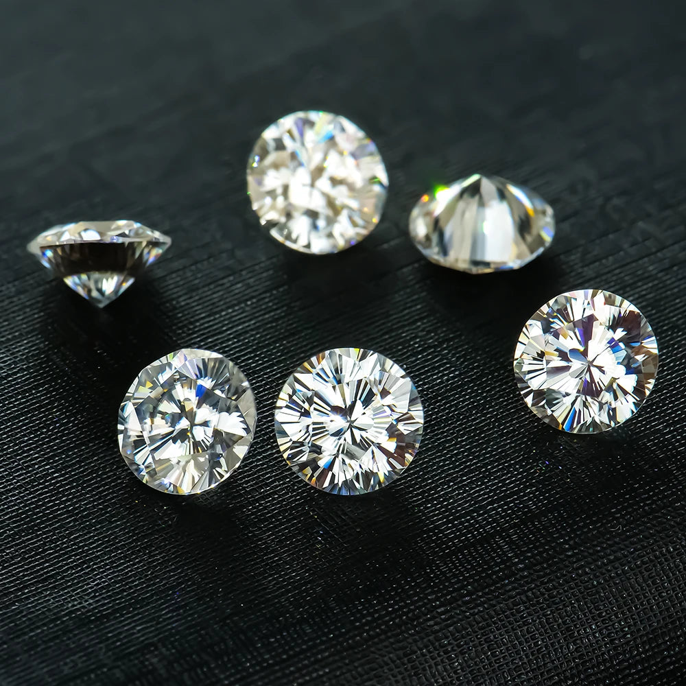 Xingyue Gem 3-14mm Manufacturer Wholesale Round Cheery Blossom Cut Vvs1 Gra Certified Loose Mossanite Moissanite Diamond Stones
