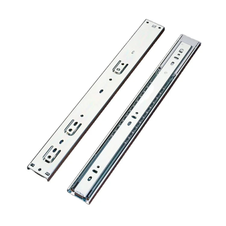 Fusaier Hot Sale 45mm Soft Close Telescopic Furniture Slides Ball Bearing Drawer Slides for Kitchen Dining Hotel Use