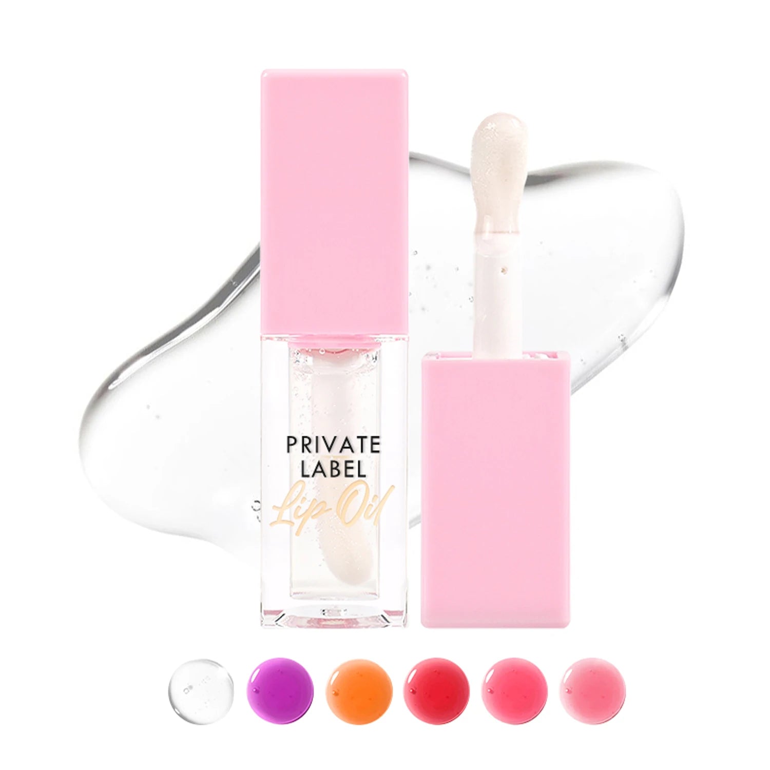 Private Label Lip Oil Waterproof Fruit Flavor Lip Oil Gloss Hydrating Tinted Lip Oil