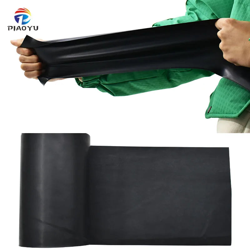 PIAO YU Slingshot Black Rubber Band 10M Natural Latex Per Roll  0.65MM/0.75MM/1MM Outdoor Sports Shooting Slingshot Accessories