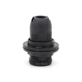 Edison E14 Bulb Holder with Durable Plastic Screw Lamp Base Socket White Black Shade Ring Made for Lasting Lamp Holders & Bases