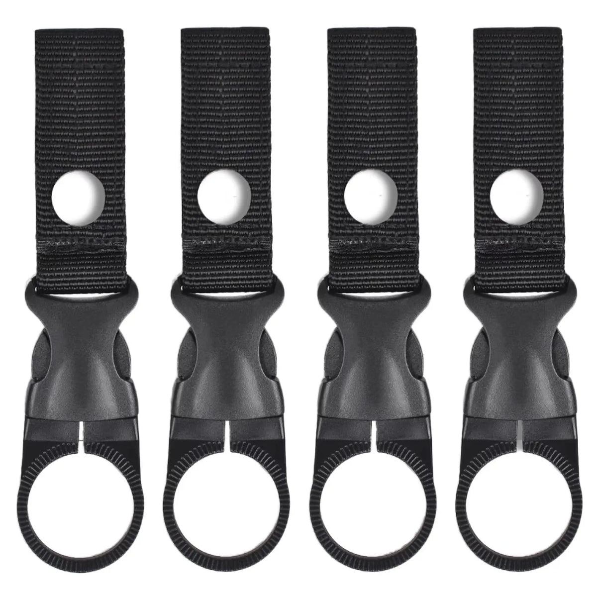 Good Quality Tactical Survival Kit Multifunction Hanging Waterproof Nylon Bottle Buckle Clip Outdoor Portable Water Bottle Ring