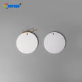 Popular Custom Printing Ceramic Round Christmas Decorative Sublimation Ornaments Blanks Hanging Ornament Blank for Sublimation