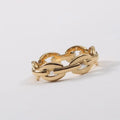 Joolim Jewelry 18K Gold Plated Chunky Link Chain Stainless Steel  Rings for Women Tarnish Free & Waterproof