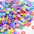 Mixed Letters Sprinkles From a to Z Alphabet Letter Polymer Clay Slices Mini Letter Nail Art Slime Accessories Shaker Project
