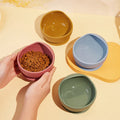 Wholesale Portable Double Dog Water & Food Bowl Collapsible Travel Outdoor Silicone Pet Feeding Bowl Home Storage & Organization