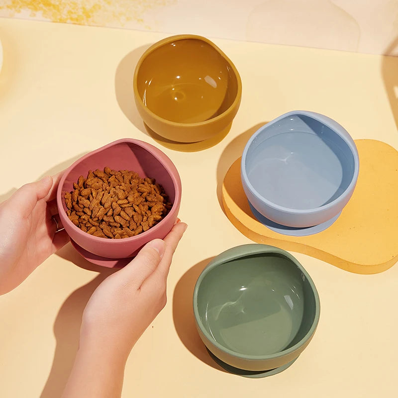 Wholesale Portable Double Dog Water & Food Bowl Collapsible Travel Outdoor Silicone Pet Feeding Bowl Home Storage & Organization