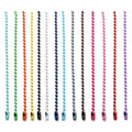 Colorful Ball Bead Chains Fits Key Chain Hand Tag Connector for DIY Bracelet Jewelry Making Accessories Length 12CM V162