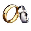Manufacturer Cheap Wholesale Couple Gold Silver Ring (7 Sizes) for Gift