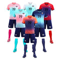 Wholesale Team Jersey Set Maillot De Foot Soccer Uniforms Soccer Wear Yellow and Green Color Football Kit Uniform With Socks
