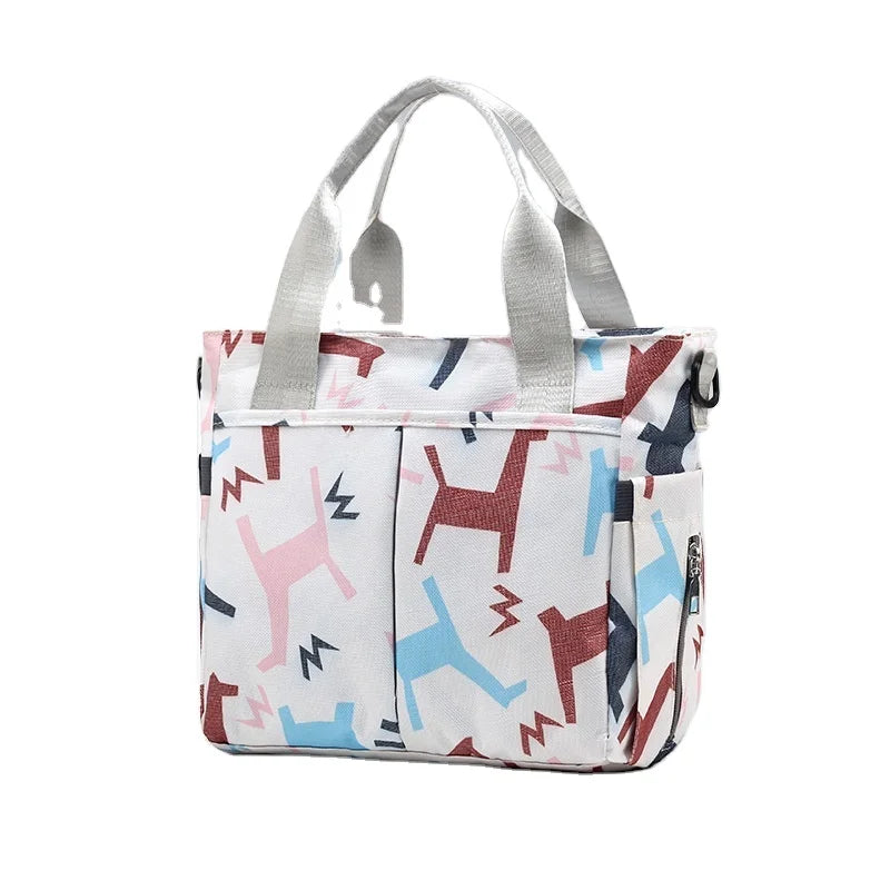 Hot Sale Fashion Lady Children's Waterproof Durable Baby Diaper Bags Portable Mommy Carrier Nursing Tote Handbag
